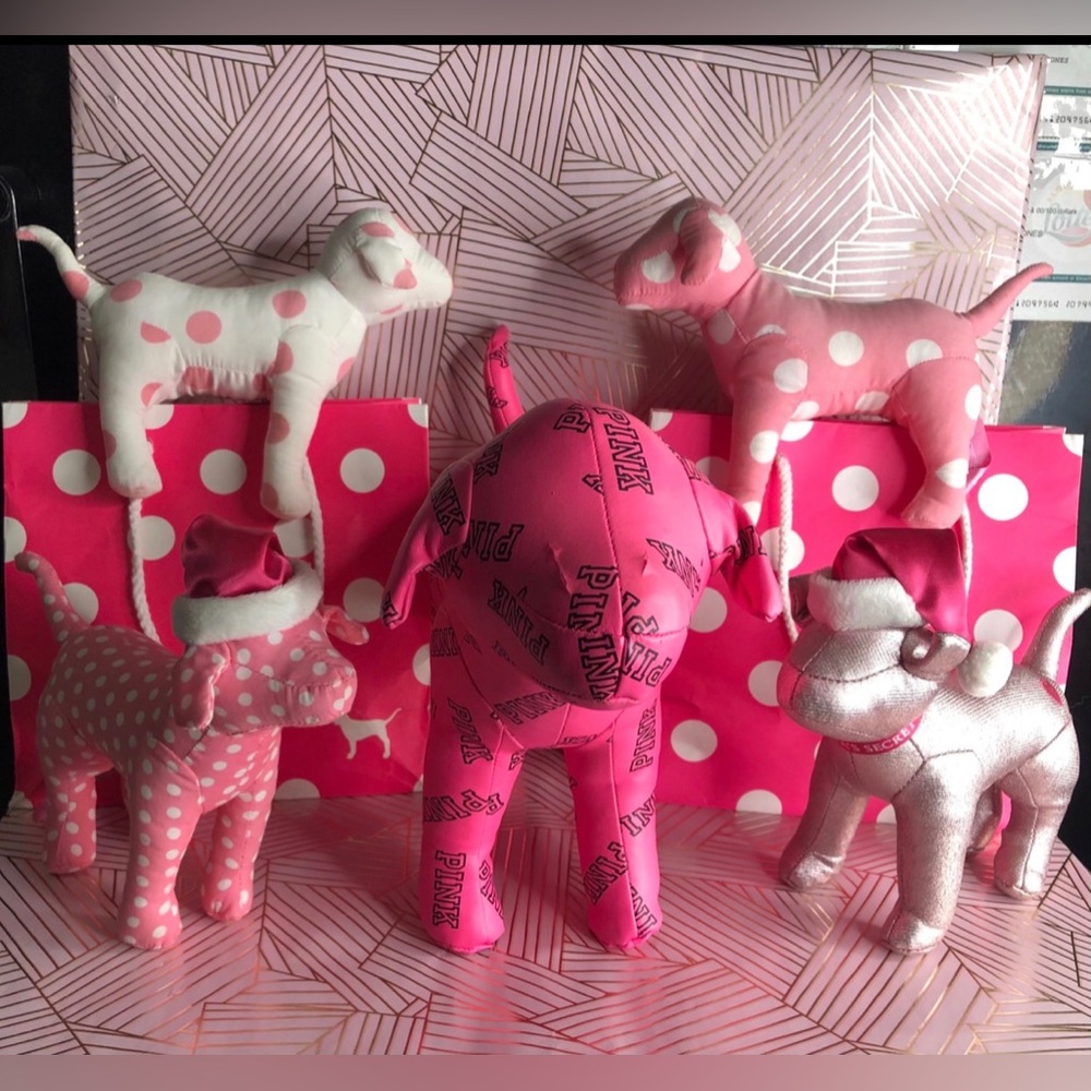 13 Pink Victoria Secret Puppies